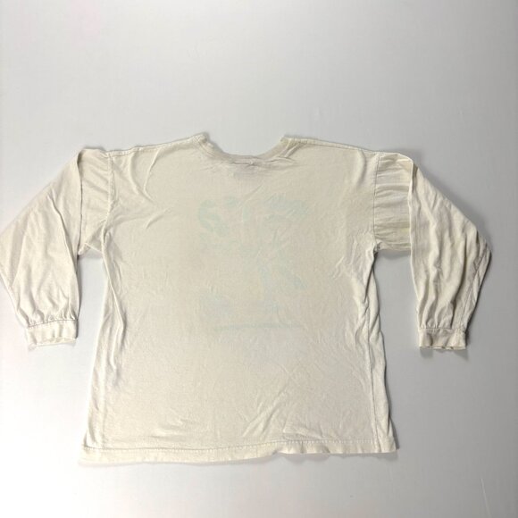 Vintage Ken Done Art & Design Sz M Australia Long Sleeve Shirt White Paint - Picture 4 of 7